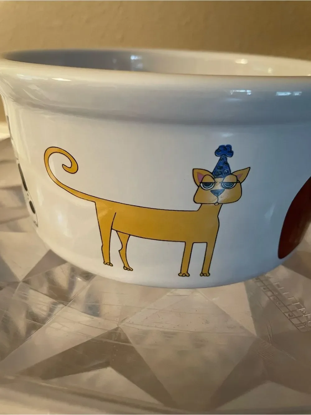 Ursula Dodge Cat Party Cat Dish